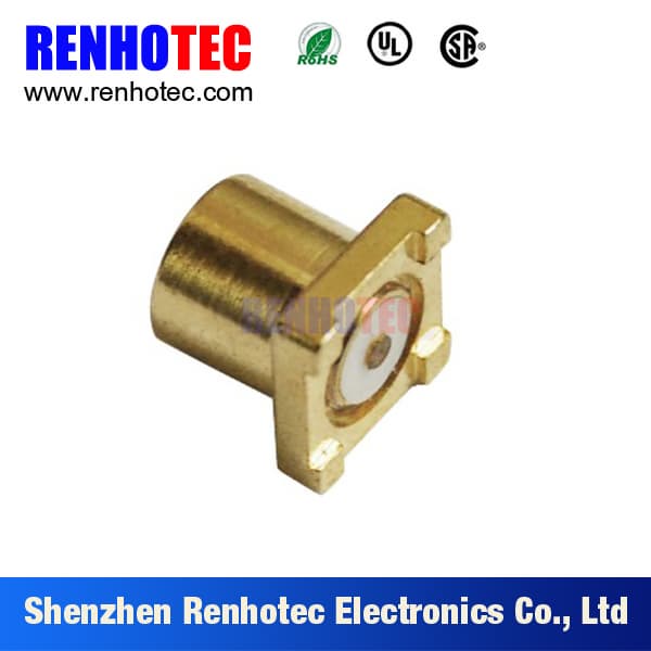 50 Ohm Coax Surface Mount Receptacle MMCX Female Connector